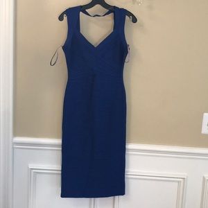 Herve Leger blu dress